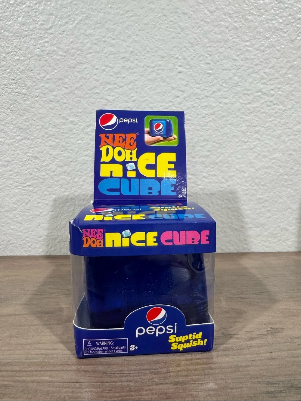 Pepsi Blue NeeDoh Squishy Cube